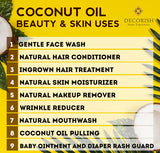 Tropicana Pure Virgin Thai Coconut Oil ORGANIC for Hair Skin Face Unrefined 500 ml.
