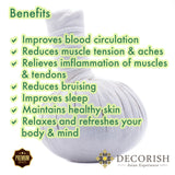 Large Thai Spa Herbal Massage Compress Ball Warm Hot Therapy, Luk Pra Kob, 200 g.