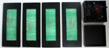 Oriental 12-inch Large Green Bamboo Wood Art Electric Lantern Lights Table Lamp
