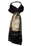 Decorish Women's Paisley Floral Lightweight Fashion Silk Scarf Wrap