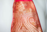 Decorish Women's Paisley Floral Lightweight Fashion Silk Scarf Wrap