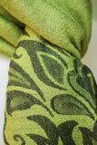 Decorish Women's Elegant Floral Pashmina Scarf -Gray &amp; Black, Gift Idea
