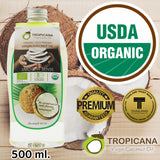 Tropicana Pure Virgin Thai Coconut Oil ORGANIC for Hair Skin Face Unrefined