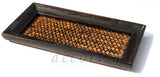 Natural Bamboo and Solid wood Serving Tray