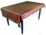 Silk Table Cover with Thai Elephants stripe
